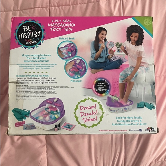 Cra-Z-Art Be Inspired 6-in-1 Massaging Foot Spa - Picture 3 of 4